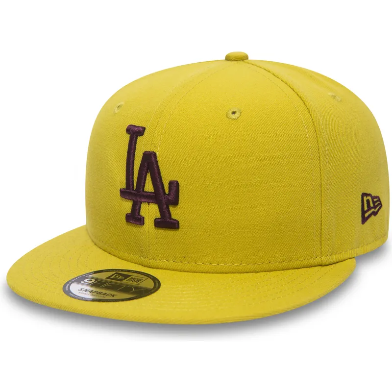 sapkak-lapos-sarga-snapback-9fifty-essential-league-los-angeles-dodgers-mlb-new-era