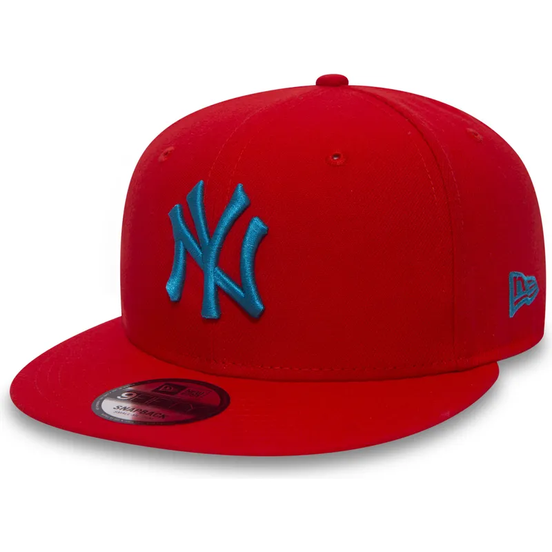 sapkak-lapos-piros-snapback-9fifty-essential-league-new-york-yankees-mlb-new-era
