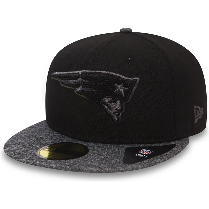 59fifty-grey-collection-new-england-patriots-nfl-new-era-schwarze-flache-kappe