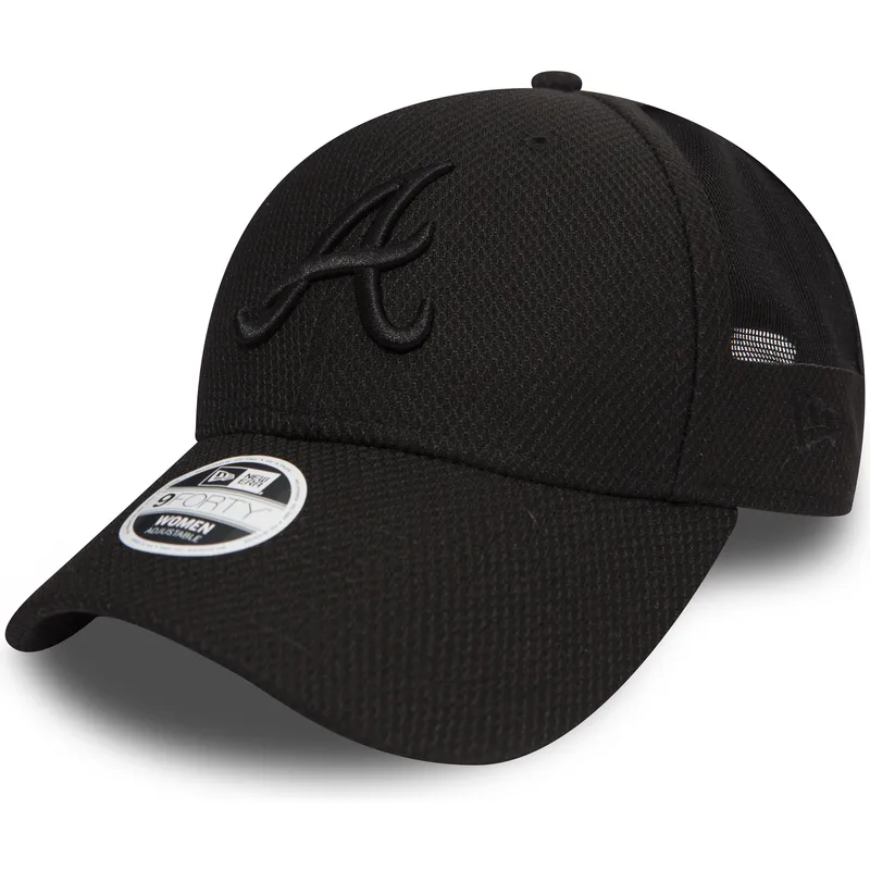 schwarze-verstellbare-kappe-mit-gebogenem-schirm-und-schwarzem-logo-9forty-sport-mesh-der-atlanta-braves-mlb-von-new-era