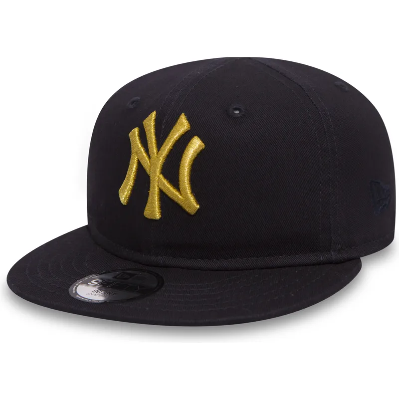 sapkak-lapos-fekete-snapback-gyereknek-oro-9fifty-golden-new-york-yankees-mlb-new-era