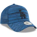 los-angeles-dodgers-mlb-9forty-a-frame-engineered-fit-blaue-verstellbare-kappe-mit-schwarzem-logo-von-new-era