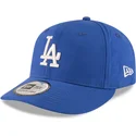 los-angeles-dodgers-mlb-9fifty-nylon-pre-curved-fit-blaue-snapback-kappe-von-new-era