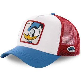 capslab-disney-duc2-donald-duck-weisse-rote-und-blaue-trucker-kappe