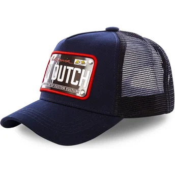 Sapkák ívelt sötétkék állítható placa California CAL2 Von Dutch
