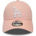 sapkak-ivelt-rozsaszin-allithato-9forty-league-essential-los-angeles-dodgers-mlb-new-era