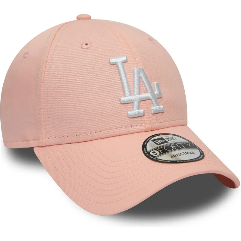 sapkak-ivelt-rozsaszin-allithato-9forty-league-essential-los-angeles-dodgers-mlb-new-era