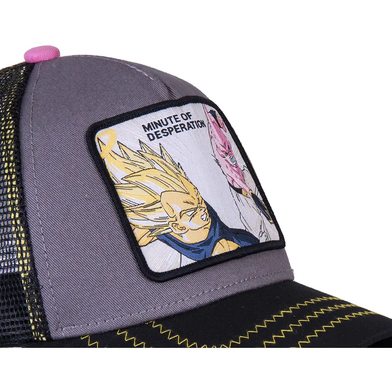 sapkak-ivelt-szurke-snapback-minute-of-desperation-des1-vegeta-vs-kid-buu-dragon-ball-capslab