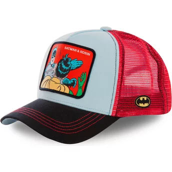 Capslab Batman & Robin MEM1 DC Comics Trucker Cap blau und rot