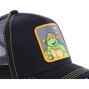 schwarze-trucker-kappe-michelangelo-mik-ninja-turtles-von-capslab