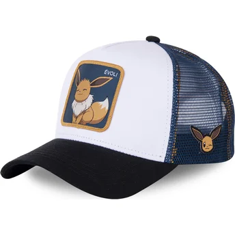 sapkak-ivelt-feher-snapback-evo3-eevee-pokemon-capslab