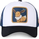 gorra-trucker-weiss-blau-und-schwarz-eevee-evo3-pokemon-von-capslab