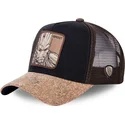 schwarze-und-braune-trucker-kappe-mit-korkschirm-groot-gro4-marvel-comics-von-capslab