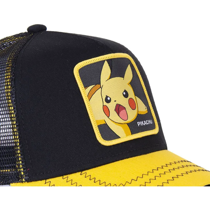 sapkak-ivelt-fekete-snapback-pik6-pikachu-pokemon-capslab sapkak-ivelt-fekete-snapback-pik6-pikachu-pokemon-capslab