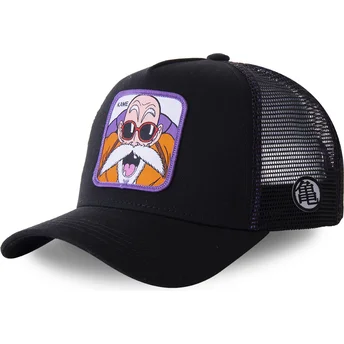Sapkák ívelt fekete snapback KAMC Muten Roshi Dragon Ball Capslab