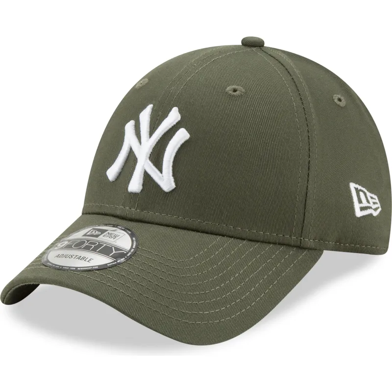 cap-ivelt-zelen-reguliruema-lenta-9forty-league-essential-new-york-yankees-mlb-new-era