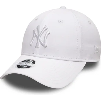 Sapkák ívelt fehér állítható 9FORTY League Essential New York Yankees MLB New Era