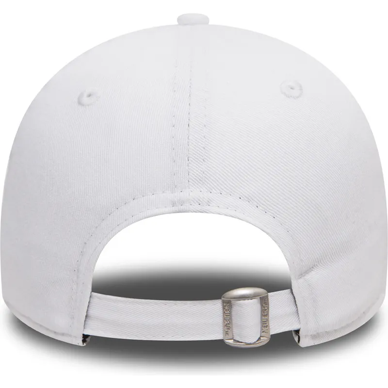 vit-justerbar-kurvad-keps-med-vit-logotyp-9forty-league-essential-fran-new-york-yankees-mlb-av-new-era
