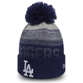 Sapkák pompon kék Cuff Knit Sport Los Angeles Dodgers MLB New Era