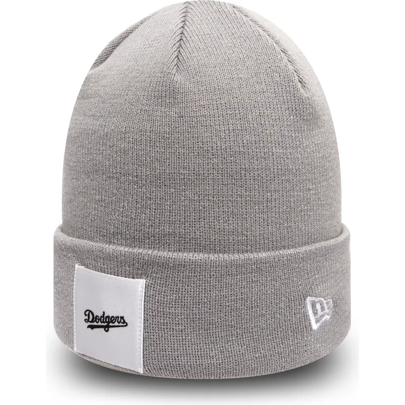 sapkak-szurke-cuff-knit-satin-patch-los-angeles-dodgers-mlb-new-era