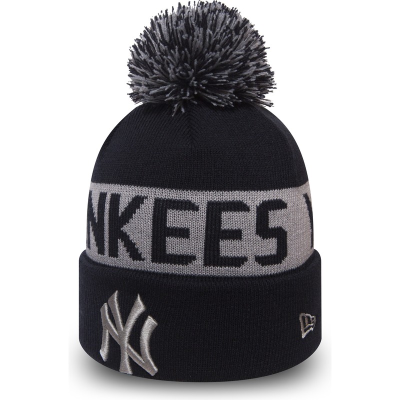 new-era-cuff-knit-team-tonal-new-york-yankees-mlb-blue-beanie-with-pompom