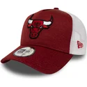 sapkak-ivelt-piros-allithato-trucker-shadow-tech-a-frame-chicago-bulls-nba-new-era