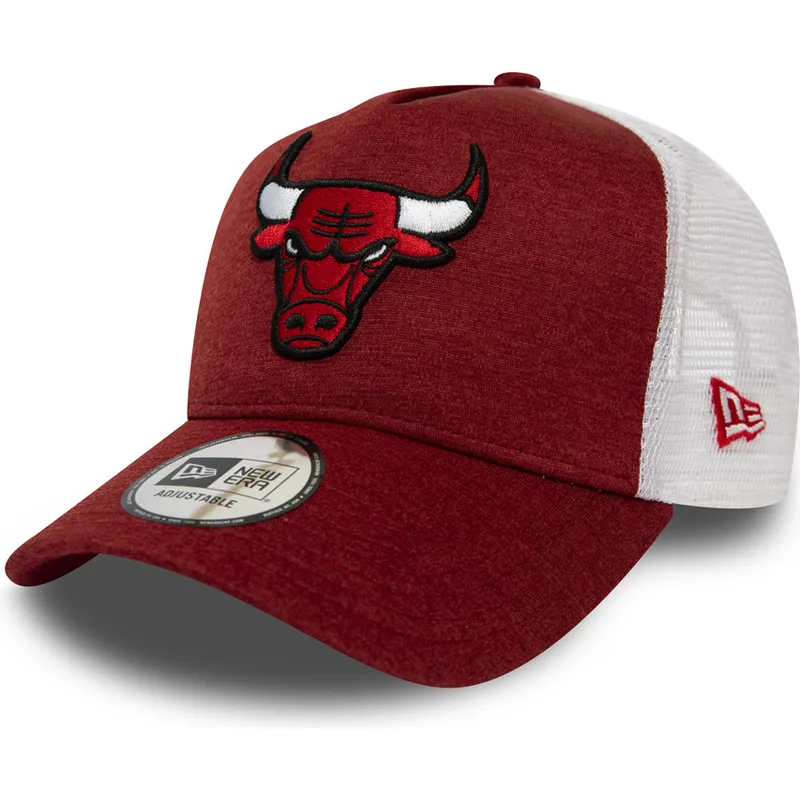 sapkak-ivelt-piros-allithato-trucker-shadow-tech-a-frame-chicago-bulls-nba-new-era