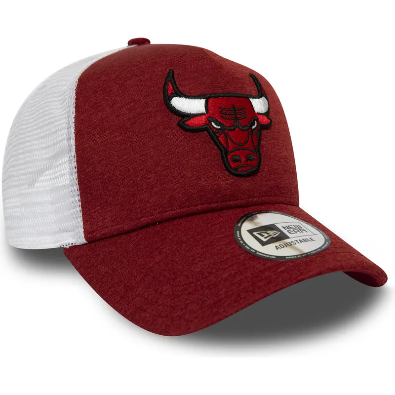 sapkak-ivelt-piros-allithato-trucker-shadow-tech-a-frame-chicago-bulls-nba-new-era