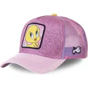 sapkak-ivelt-rozsaszin-snapback-purpurina-twe4-csorike-looney-tunes-capslab