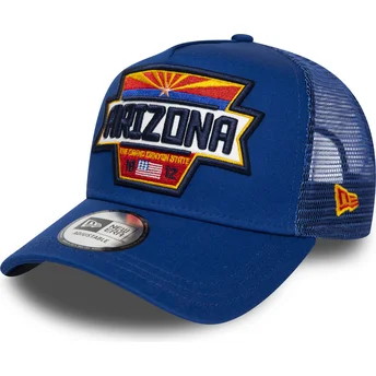 blaue-trucker-kappe-a-frame-usa-patch-arizona-von-new-era