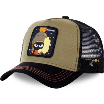 Sapkák ívelt barna snapback MAR2 Marvin, a marslakó Looney Tunes Capslab