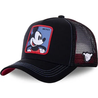 capslab-disney-mic2-mickey-mouse-schwarze-trucker-kappe