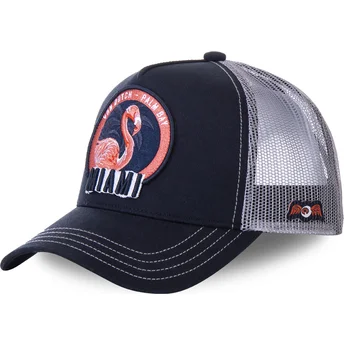 Gorra trucker azul marino y gris Miami FL1 de Von Dutch