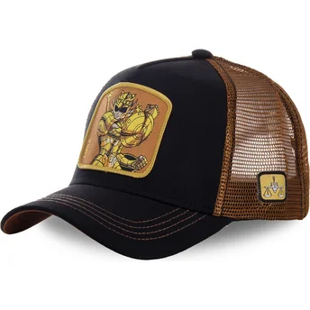 schwarze-und-braune-trucker-kappe-libra-lib-saint-seiya-die-ritter-des-zodiac-von-capslab