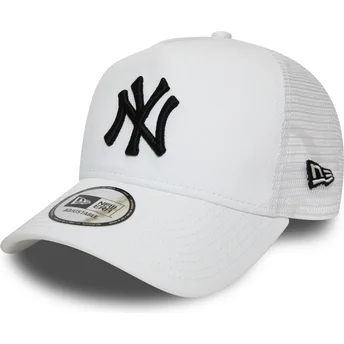 Sapkák ívelt fehér snapback Essential A Frame New York Yankees MLB New Era