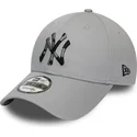 new-era-new-york-yankees-mlb-9forty-camo-infill-verstellbare-graue-kappe-mit-gebogenem-schirm-und-tarnlogo