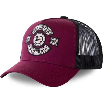 trucker-cap-weinrot-bikbor-von-von-dutch