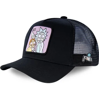 Sapkák ívelt fekete snapback LOO1 Rick Rick és Morty Rick és Morty Capslab