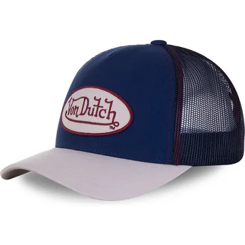 Sapkák ívelt kék snapback CRE Von Dutch