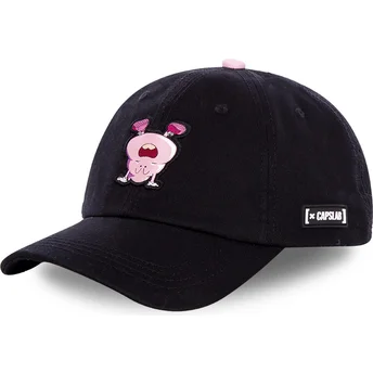 gorra-curva-negra-snapback-caca-poo2-dr-slump-de-capslab