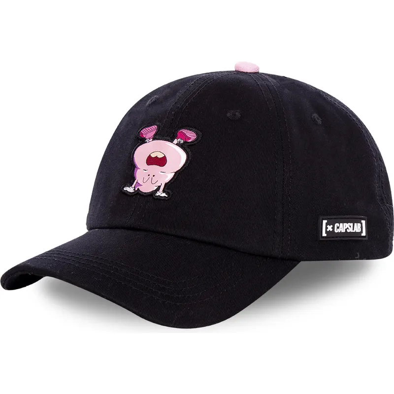 gorra-curva-negra-snapback-caca-poo2-dr-slump-de-capslab