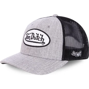 Sapkák ívelt szürke snapback TERRY Von Dutch