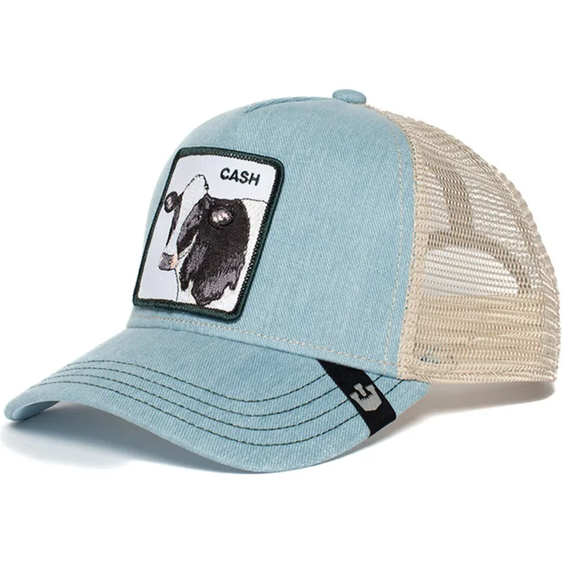 goorin-bros-cash-cow-trucker-cap-in-blau-und-weiss-mit-kuhmotiv