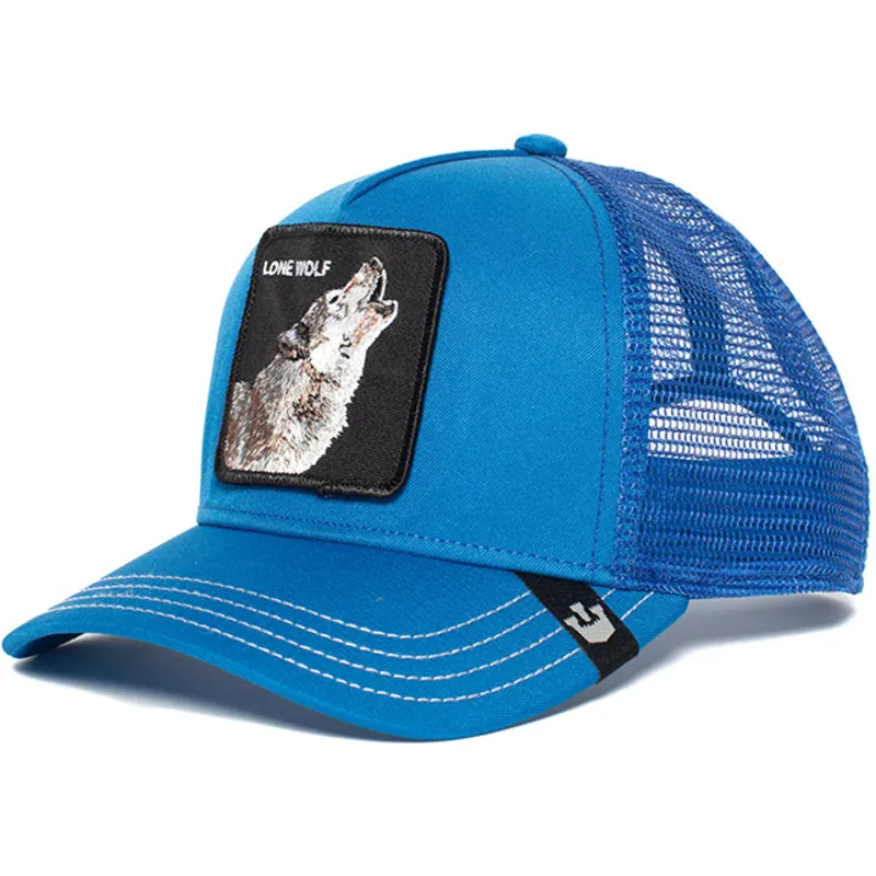 blaue-trucker-kappe-wolf-von-goorin-bros