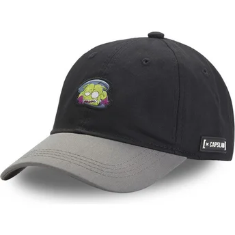 Svart och grå böjd keps snapback Rey Nikochan NIK1 Dr. Slump från Capslab