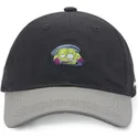 schwarze-und-graue-snapback-cap-mit-gebogenem-schirm-rey-nikochan-nik1-dr-slump-von-capslab