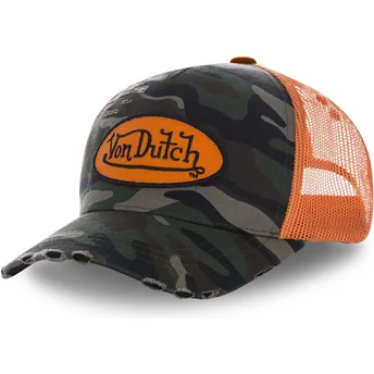 Sapkák ívelt terepmintás snapback CAMO06 Von Dutch