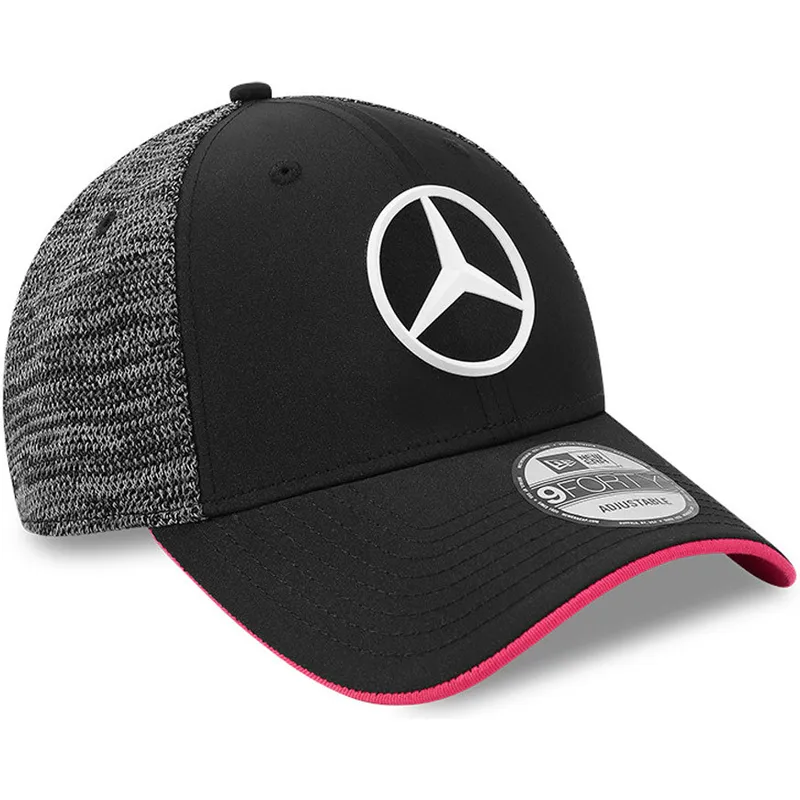 sapkak-ivelt-fekete-allithato-9forty-tonal-esports-mercedes-formula-1-new-era