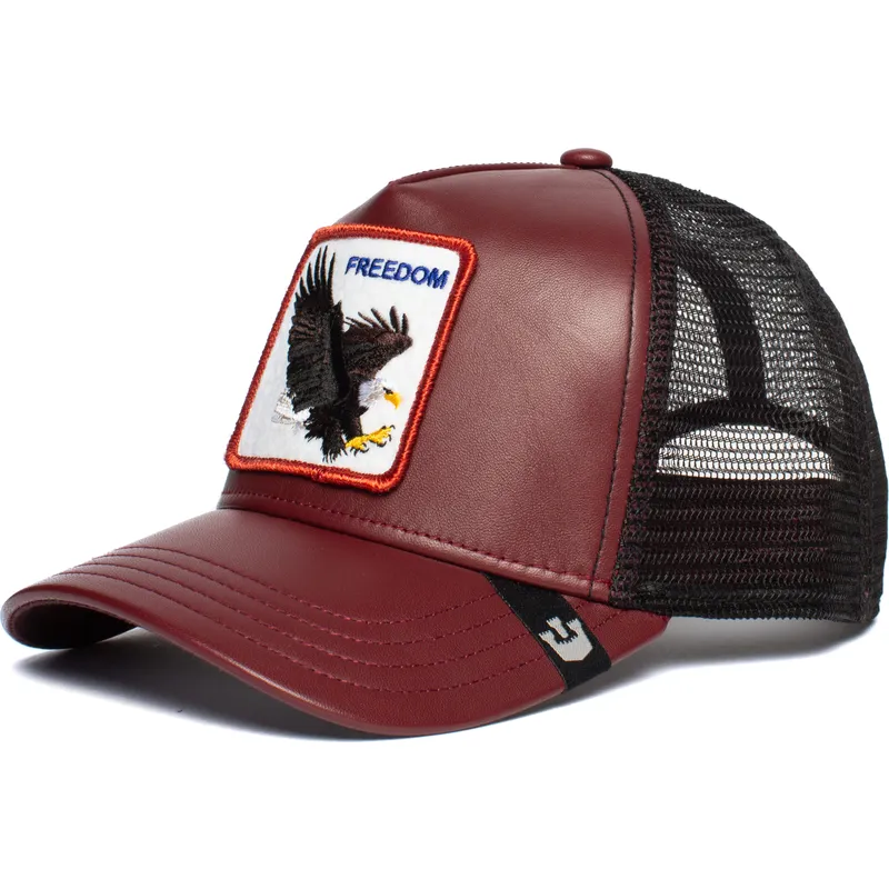 rote-und-schwarze-trucker-kappe-mit-adler-big-bird-von-goorin-bros