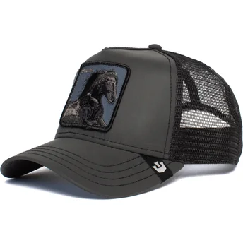 gorra-trucker-negra-caballo-ride-that-stallion-de-goorin-bros